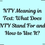 NTY Meaning in Text