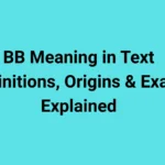 BB Meaning in Text