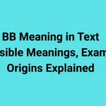BB Meaning in Text