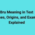 Bru Meaning in Text