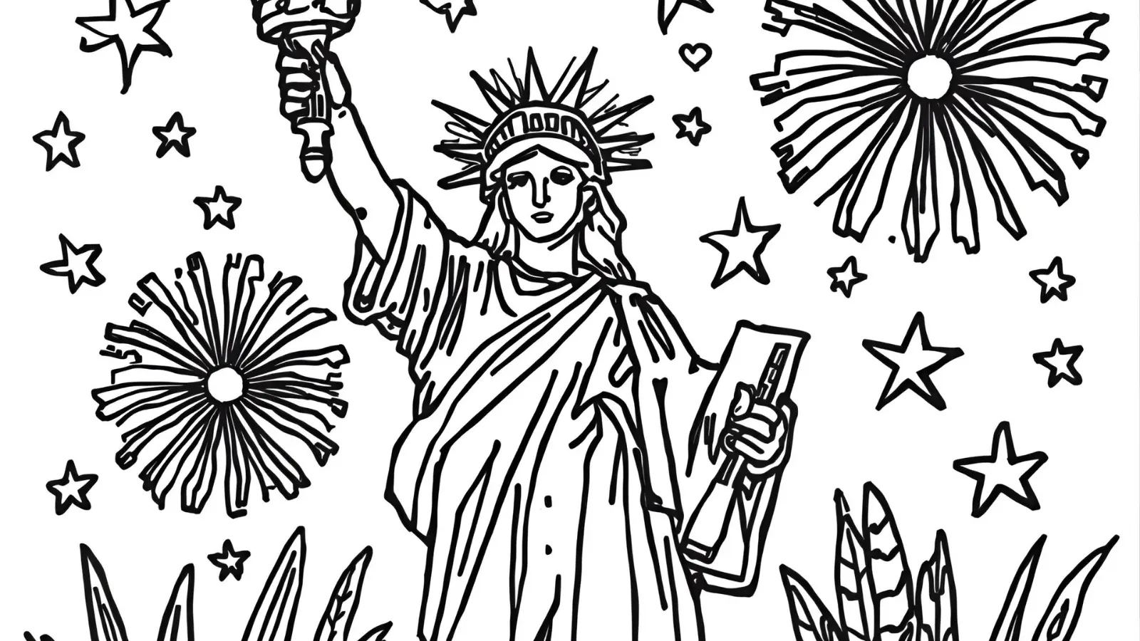4th of july coloring pages