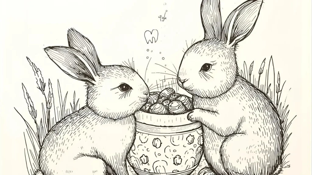 Baby Animal Easter Pages