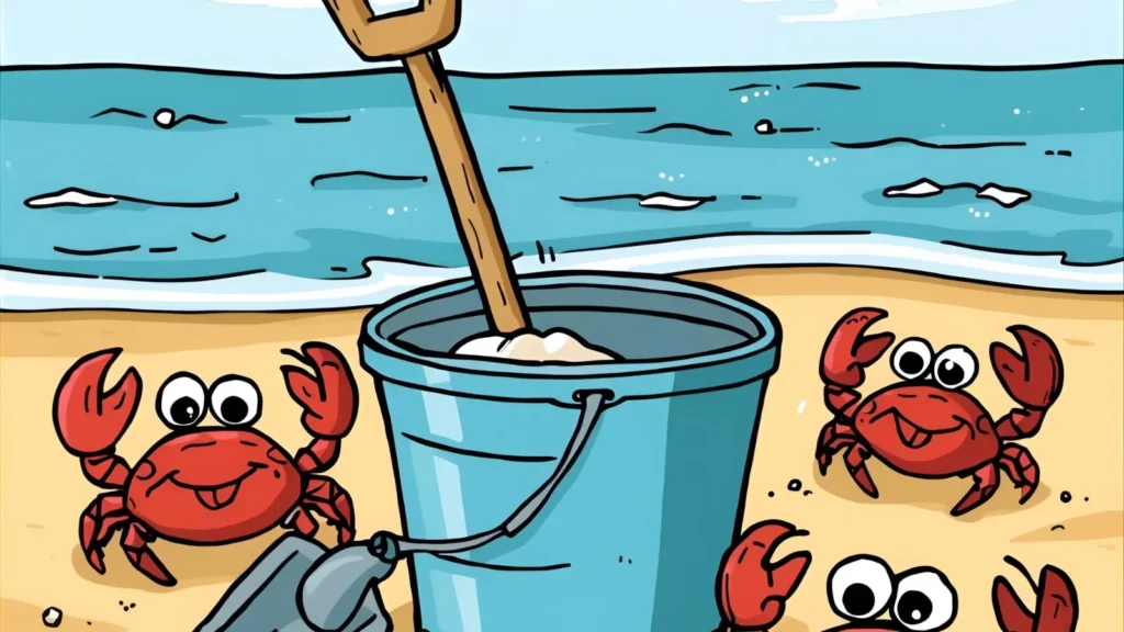  Beach Bucket & Shovel Coloring Pages