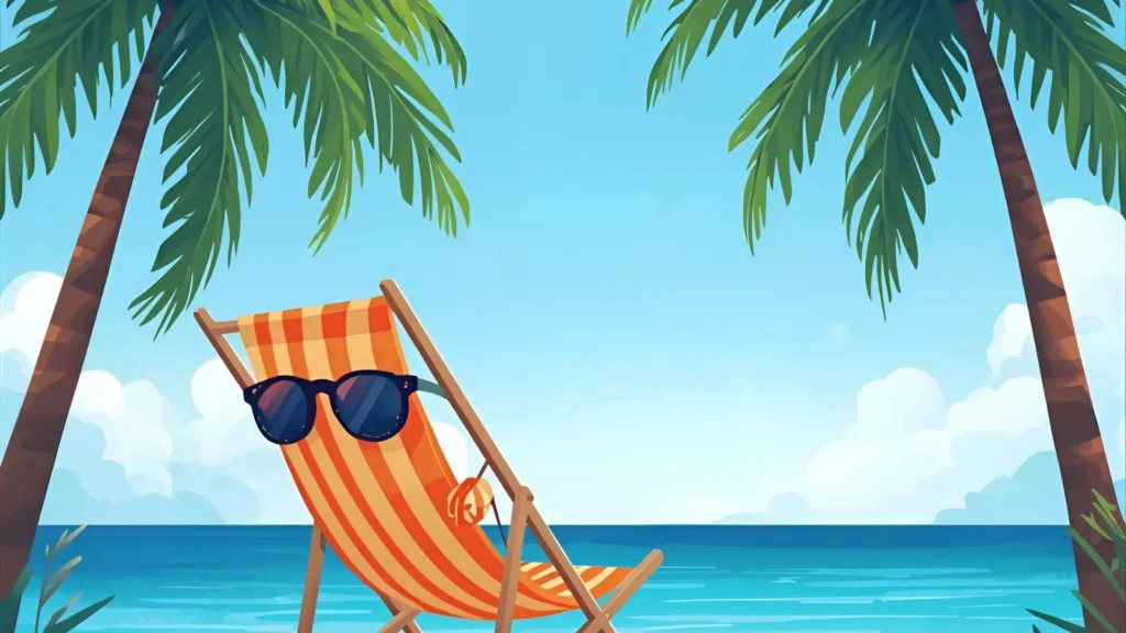 Beach Chair & Shades Page