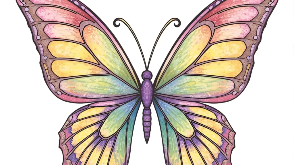 _Butterfly Fairy Coloring Pages