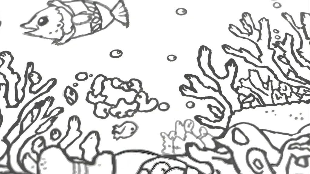 Coral Reef Coloring Pages
