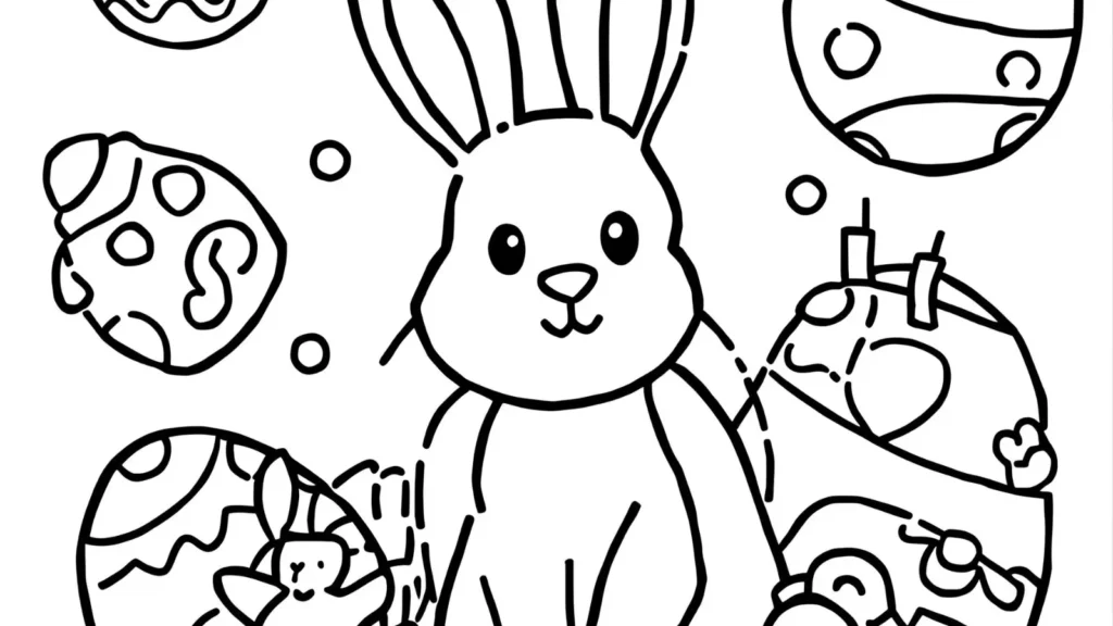 Easter Candy Coloring Pages