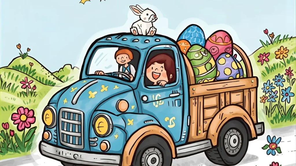 Easter Egg Truck Pages