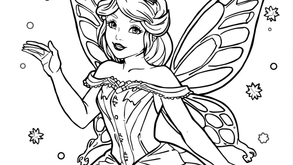 Fairy Princess Coloring Pages