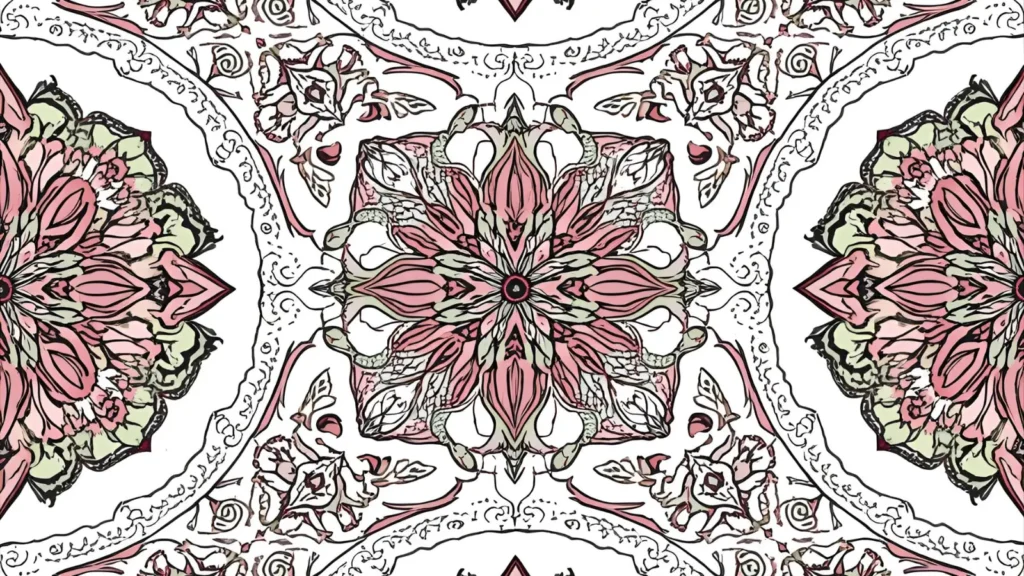 Floral Pattern Coloring Pages