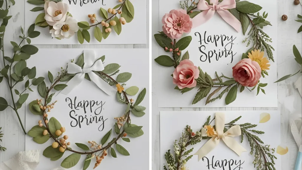 Flower Wreath Coloring Pages