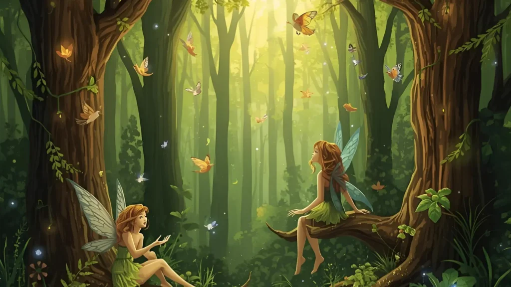 Forest Fairy Coloring Pages