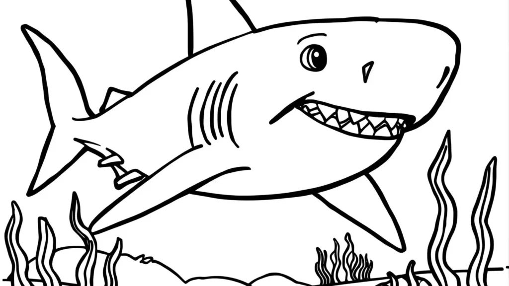 Great White Shark Coloring Pages