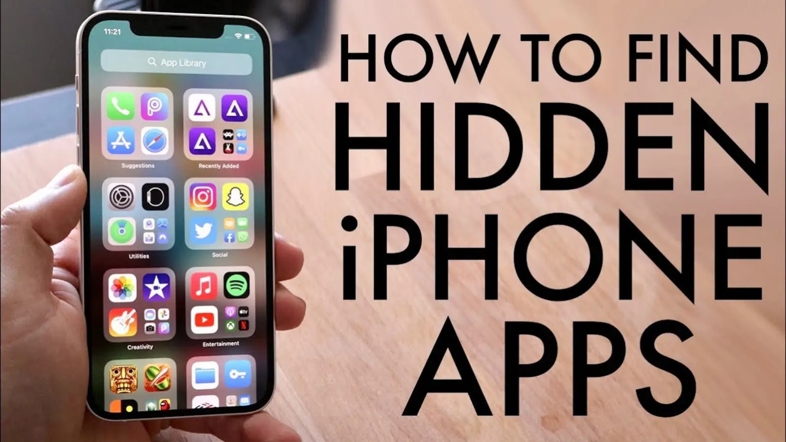 How to Find Hidden Apps on iPhon