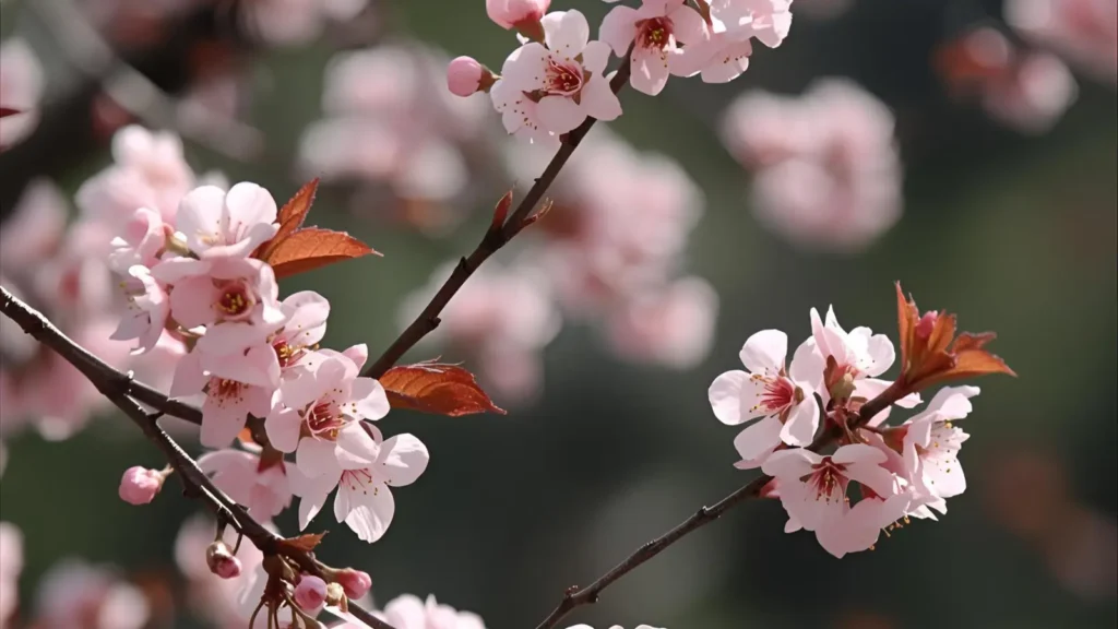 Japanese Cherry Blossom Coloring Pages