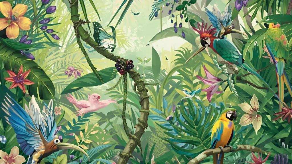 Jungle Fairy Coloring Pages