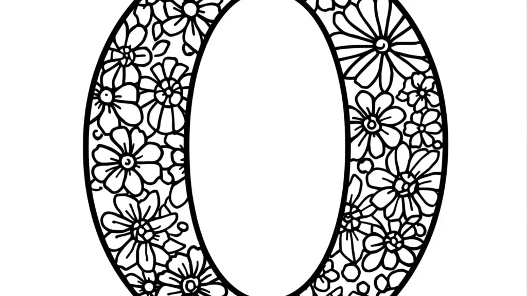 O is for Owl Alphabet Coloring Pages 🦉