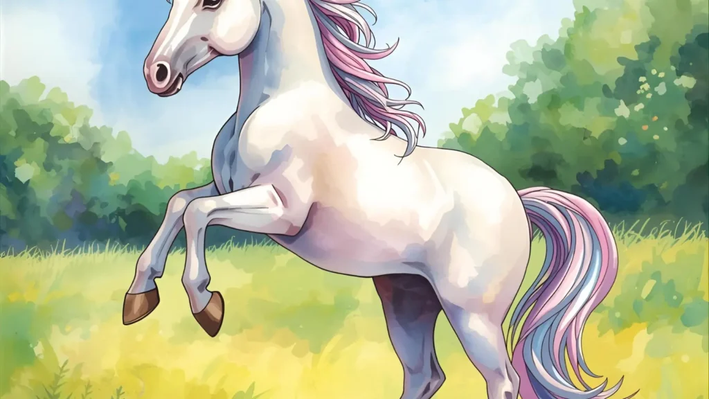 Realistic Unicorn Coloring Pages Printable