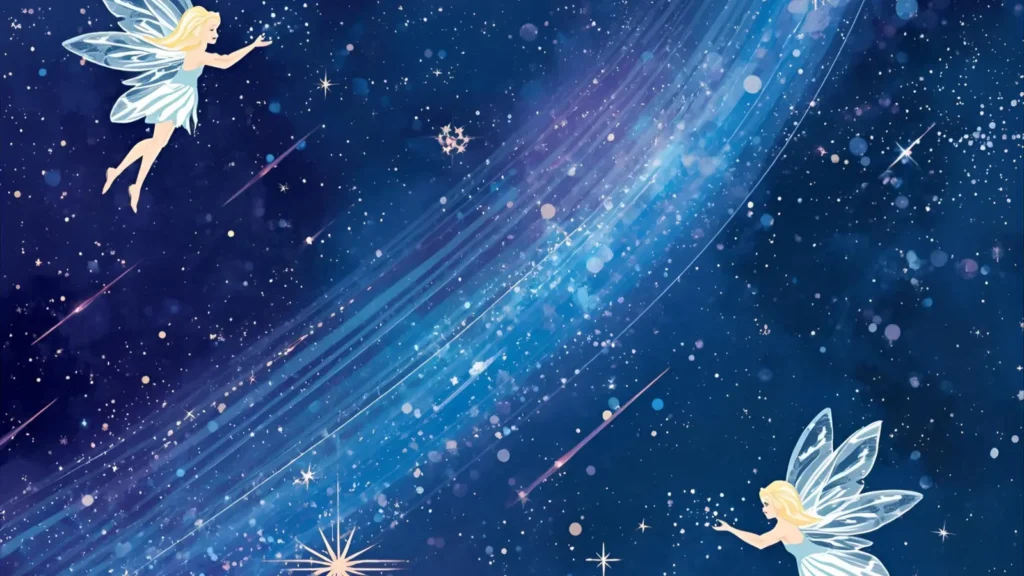 Shooting Star Fairy Coloring Pages