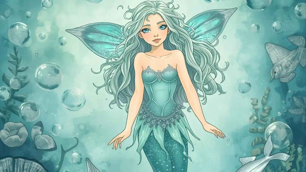 Water Fairy Coloring Pages