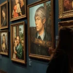captions for art museum pictures