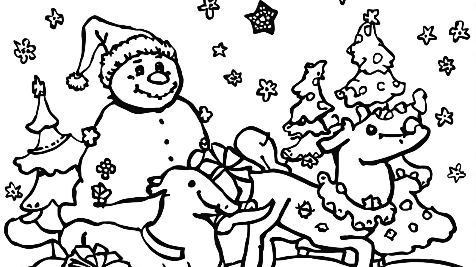 free christmas coloring pages