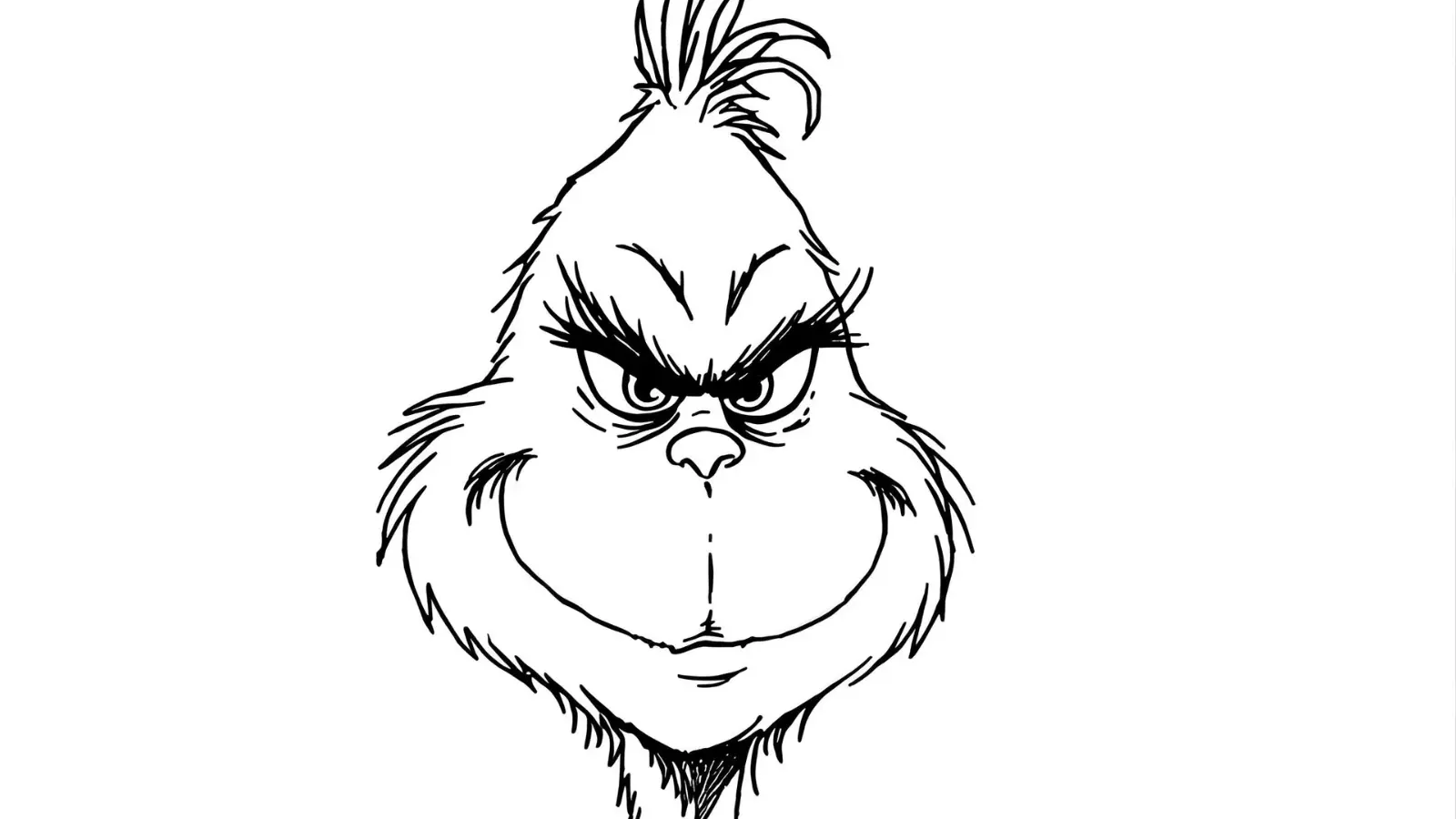 grinch coloring page