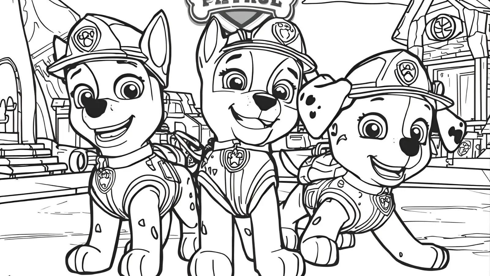 paw patrol coloring pages