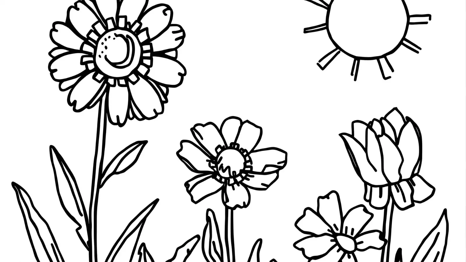 spring coloring pages