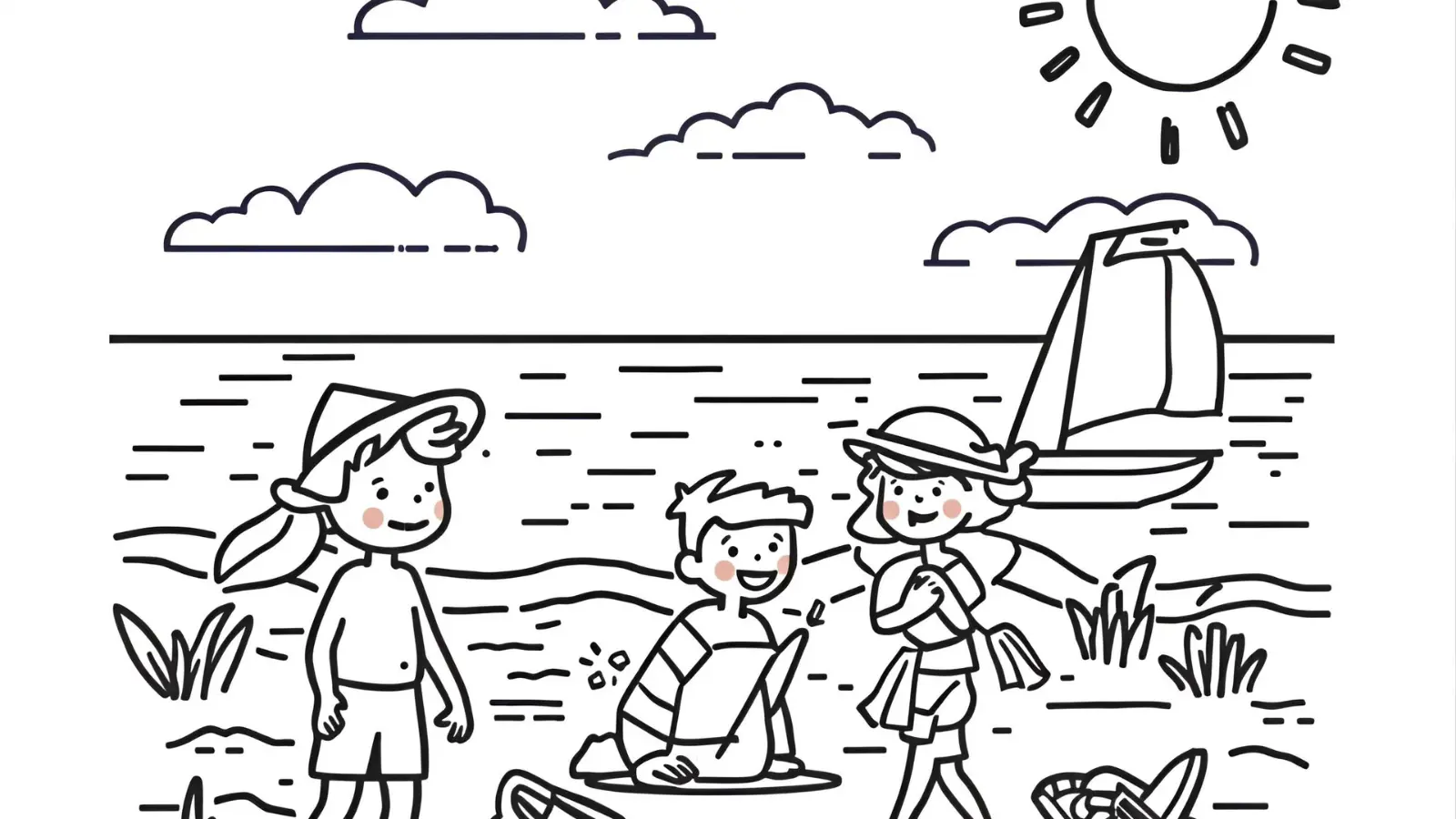 summer coloring pages