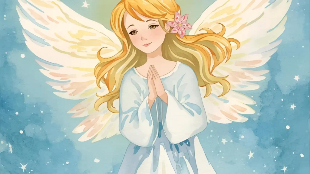 👼 Christmas Angel Coloring Pages
