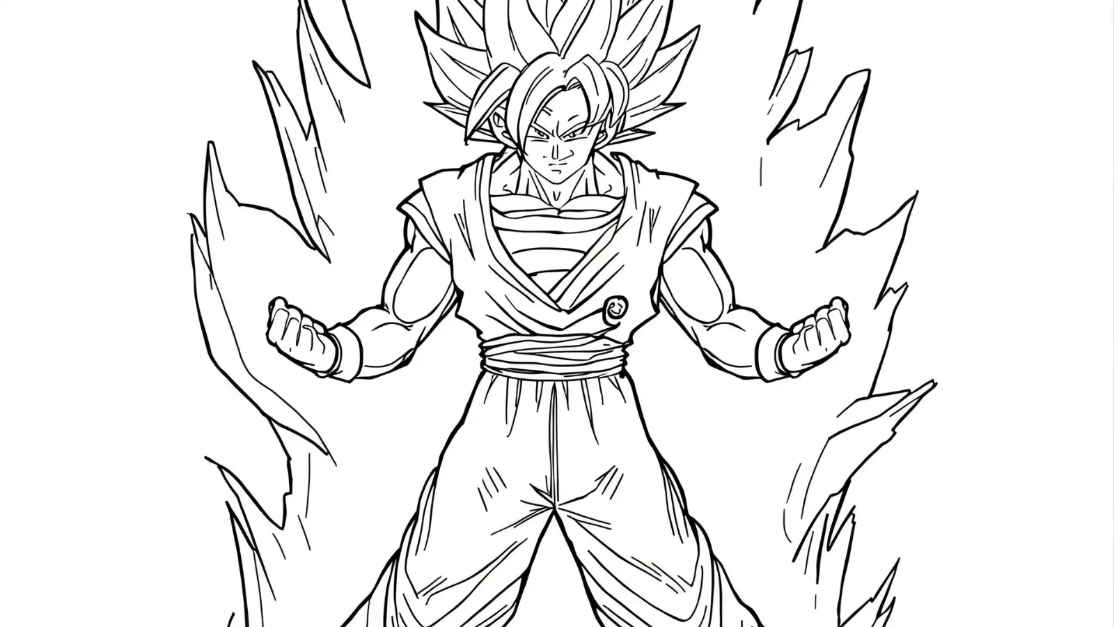 goku coloring pages