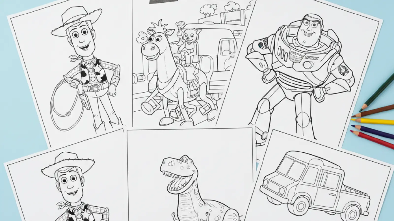 toy story coloring pages