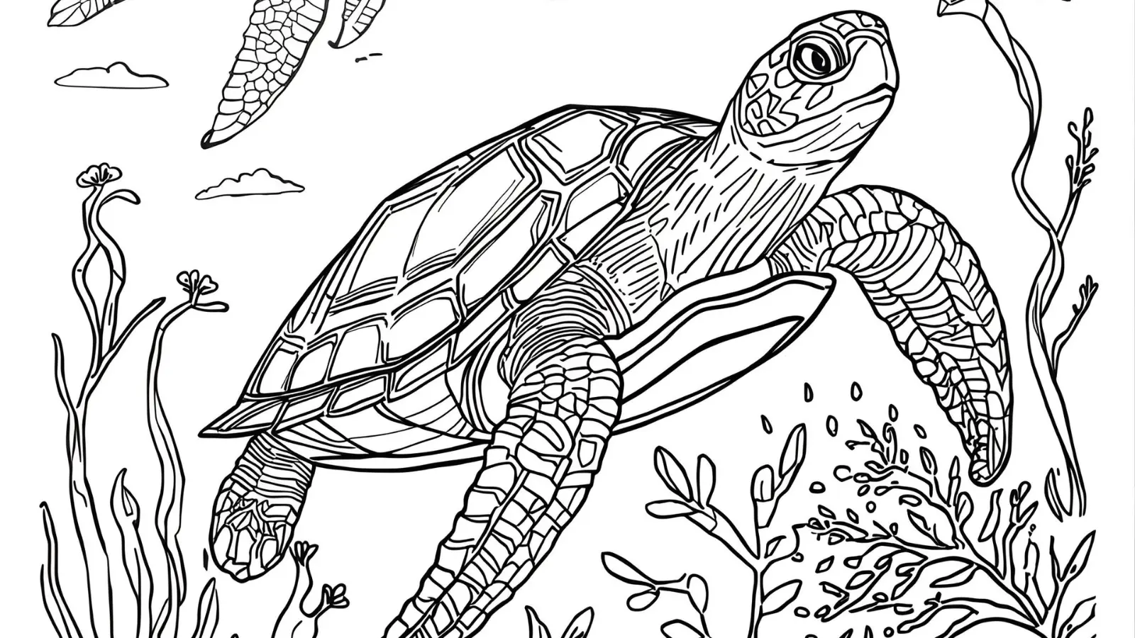 turtle coloring pages