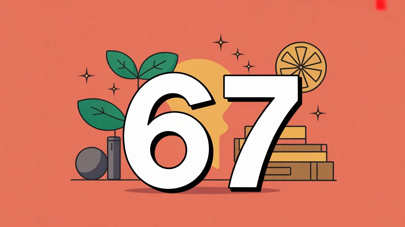 what does 67 mean in slang