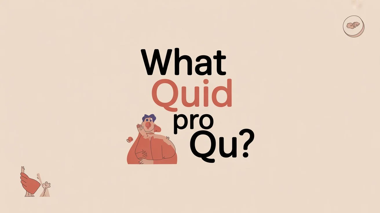 what does quid pro quo mean