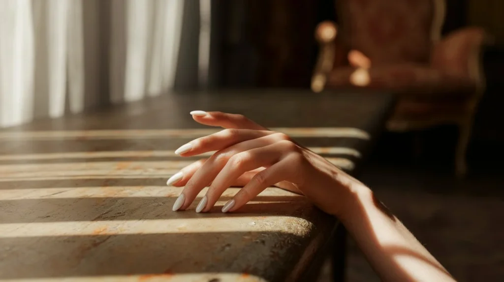 what does white nail polish mean