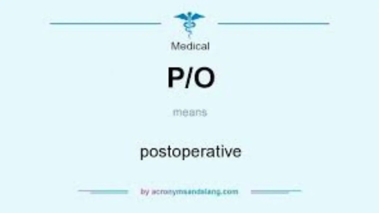 What Does PO Mean in Medical Terms